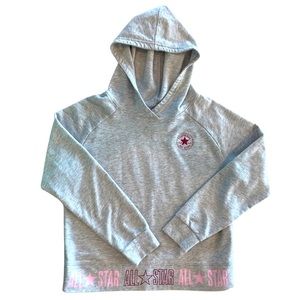 Girls Champion Sweatshirt, Gray, Medium